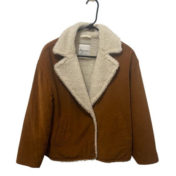 Madewell Sherpa-Lined Corduroy Jacket Size Small - Picture 2 of 5